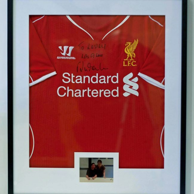 Liverpool Shirt Framed